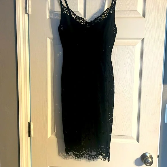 fashion nova black see through dress Dark Blue V Neck Tulle Short Prom Dress, Blue Homecoming Dress – dresstby main image 0